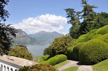 Villa bellagio şehrin ünlü İtalyan lake como, Leonardo'ya