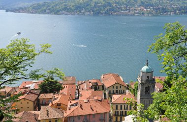 Bellagio kasabası ünlü İtalyan Gölü Como 'da.