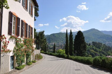 Park villa serbelloni, lake como, İtalya