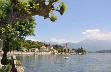 ünlü İtalyan lake como, Tremezzo şehir