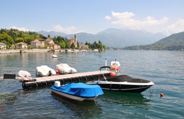 ünlü İtalyan lake como, Tremezzo şehir