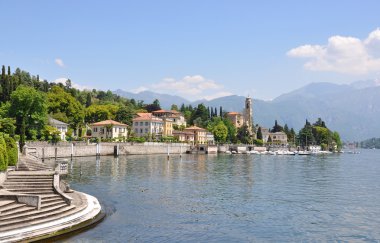 ünlü İtalyan lake como, Tremezzo şehir