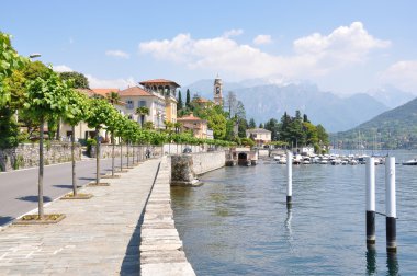 ünlü İtalyan lake como, Tremezzo şehir