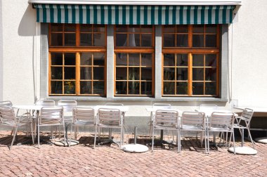 Zürih şehir merkezinde kafe