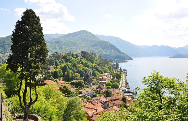 Bellagio Stadt am berühmten italienischen Comer See — Stockfoto