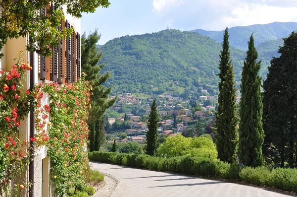 Villa serbelloni Bellagio ünlü İtalyan Gölü Parkı — Stok fotoğraf
