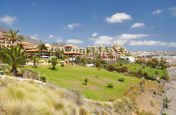 Luxury hotels at Torviscas Playa. Tenerife island, canaries — Stock Photo, Image