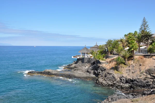 Oceaan kant restaurant. Tenerife, Canarische eilanden — Stockfoto