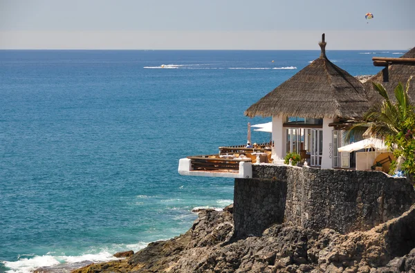Εστιατόριο δίπλα στον ωκεανό. Τενερίφη, Κανάρια νησιά — Φωτογραφία Αρχείου