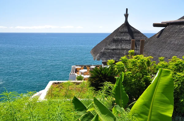 Ocean side restaurant. Tenerife, Canaries — Stock Photo, Image