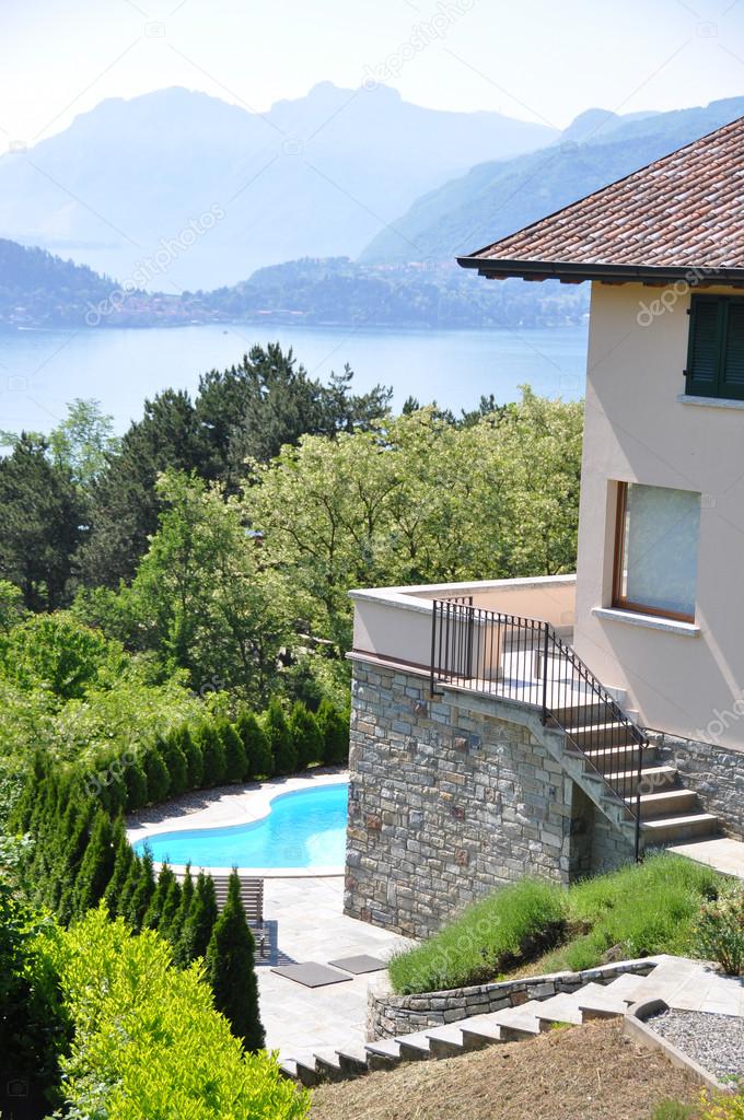 Holiday villa overlooking lake Como, Italy