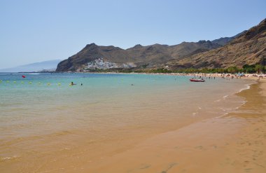 Playa teresitas. Tenerife, Kanarya Adaları