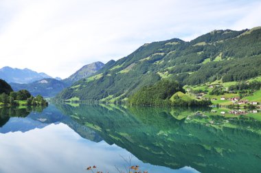 lungerer lake, İsviçre