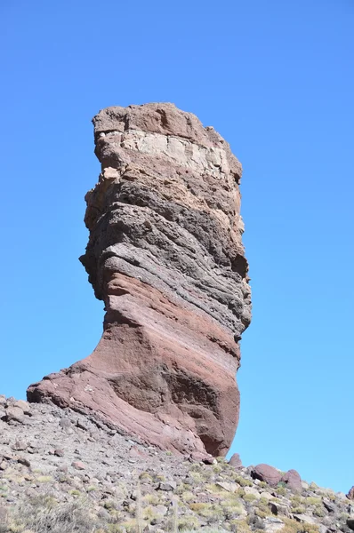 A híres finger Isten rock formáció és a teide vulkán. tener — Stock Fotó