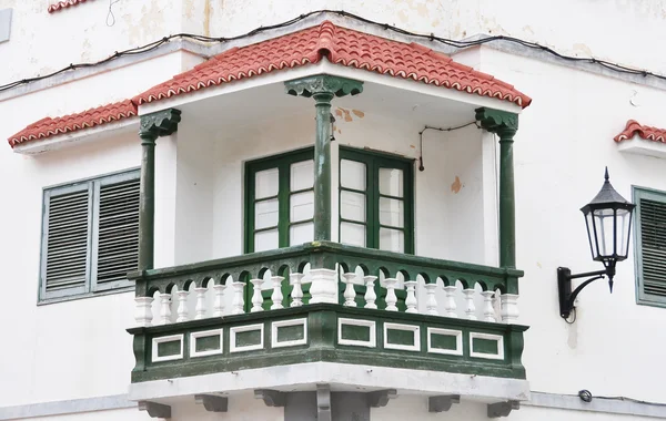 Traditional Spanish balcony. Garachico, Tenerife, Canaries — Stock Photo, Image
