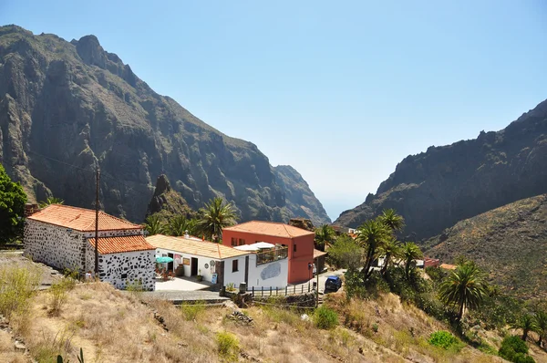 Village of Masca in the mountains of Tenerife island, Canaries — Stock Photo, Image