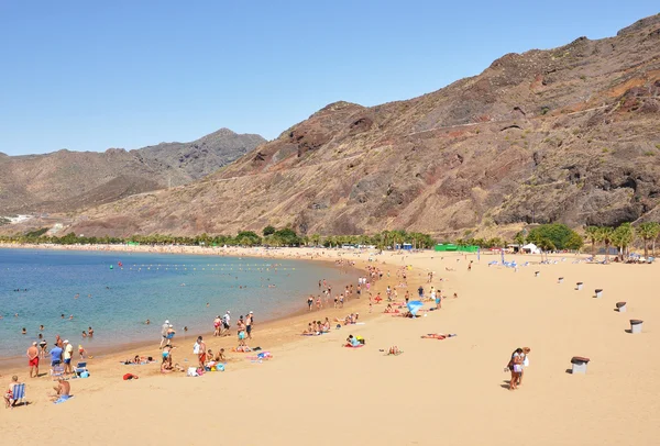 Teresitas beach. Sziget Tenerife, Kanári-szigetek — Stock Fotó