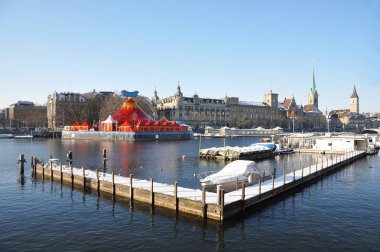 vinter görünümü Zürih