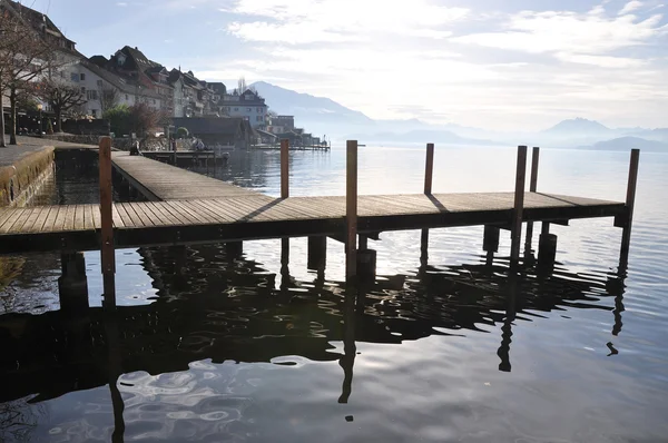 ツーク、スイス連邦共和国の湖 — ストック写真