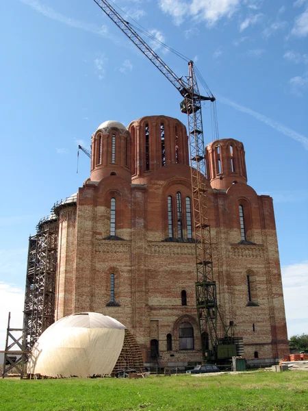 Ortodoks Kilisesi yapım aşamasında — Stok fotoğraf