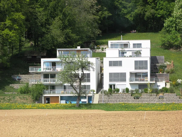 현대 스위스 하우스 — 스톡 사진