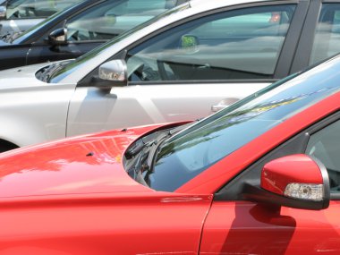 Row of cars