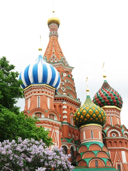 St. Basil cathederal on the Red Square in Moscow — Stock Photo, Image