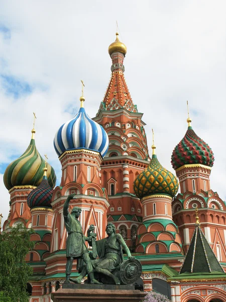 Санкт-Петербург Собор Василия Блаженного на Красной площади, Москва — стоковое фото