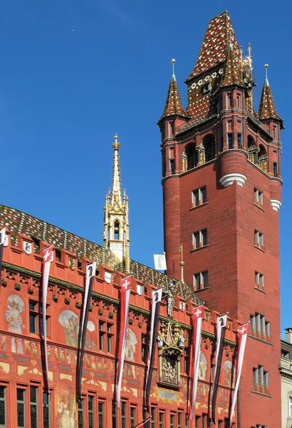 Basel city hall — Stock Photo, Image