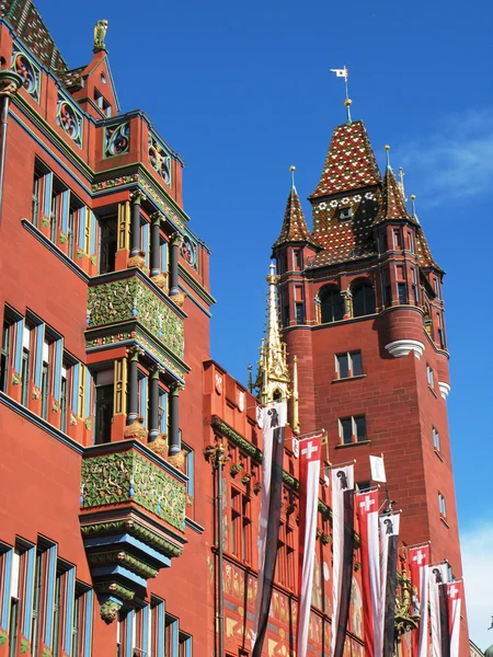 Basel city hall — Zdjęcie stockowe
