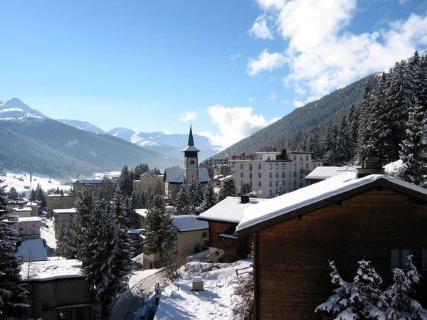 Davos, Zwitserland — Stockfoto