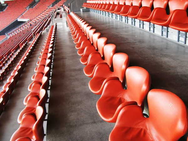Red folding seats — Stock Photo, Image