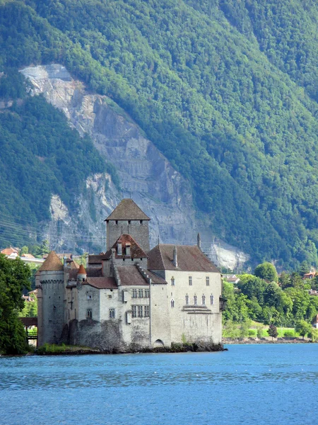 Zamek Chillon w montreux, Szwajcaria — Zdjęcie stockowe