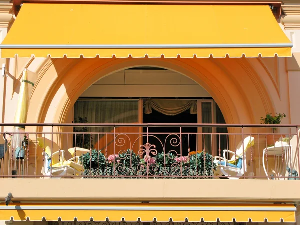 Balcony of a luxury hotel — Stock Photo, Image
