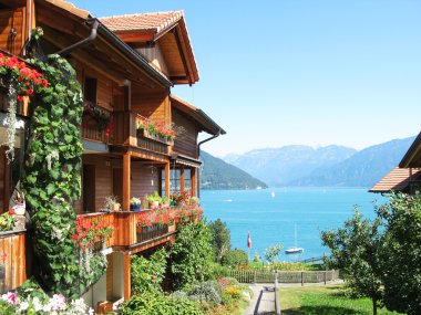 tatil evleri, lake thun, İsviçre