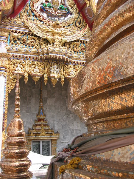 Elements of Buddhist temple — Stock Photo, Image