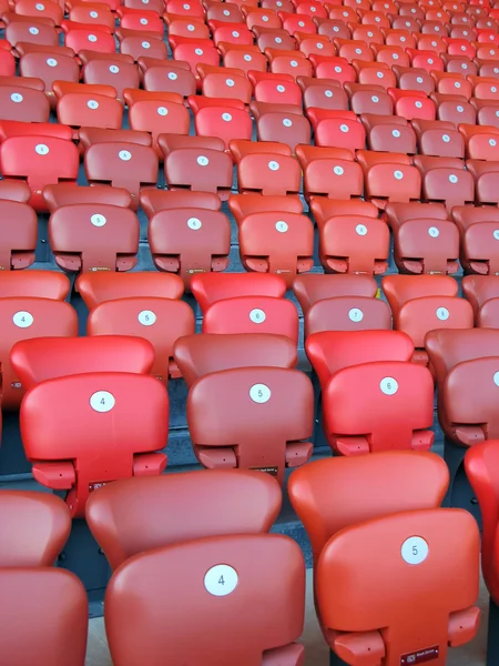 Red seats — Stock Photo, Image