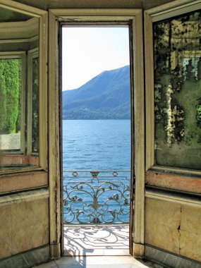 lake como, İtalya için romantik görünümü