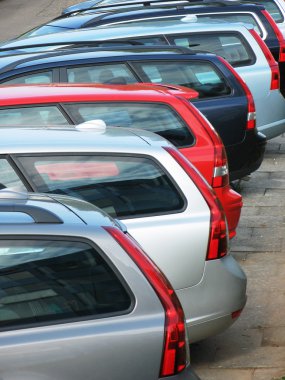 Row of cars