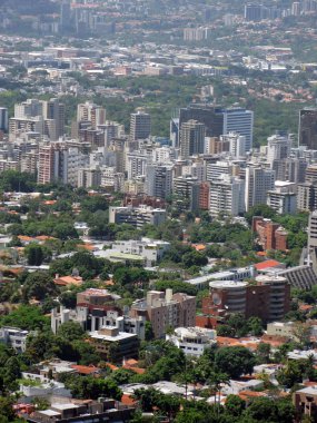 Caracas havadan görünümü