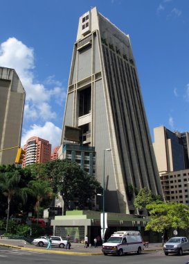 Kızılderili çadırı gibi caracas şehir merkezinde inşa