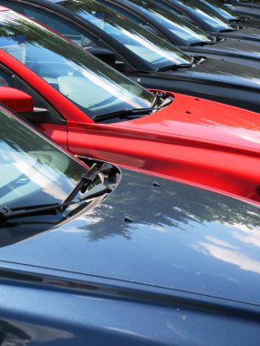 Row of cars