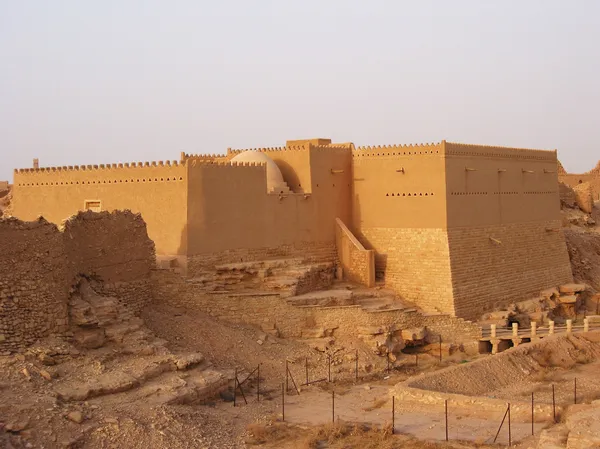 Diriyah, глина фортеця в Er-Ер-Ріяді, Саудівська Аравія — стокове фото