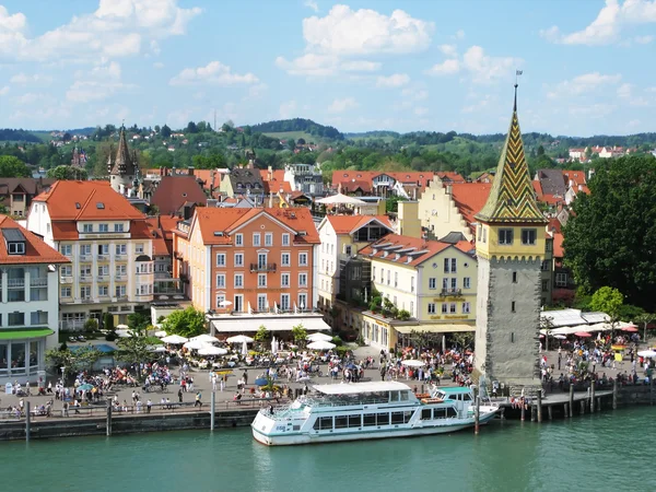 Port of Lindau island, Germany — Stock Photo, Image