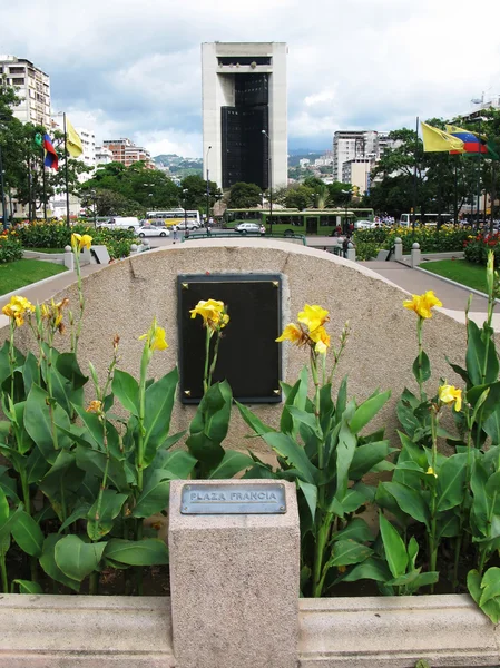 Франкського Королівства площі Плаза, Каракас — стокове фото