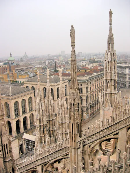 Milan katedral kubbe — Stok fotoğraf