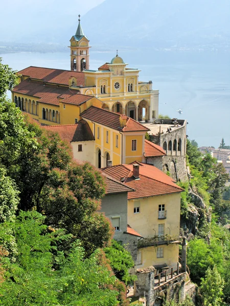 Old church in Madonna del Sasso, Southern Switzerland — Stock Photo, Image