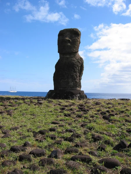 Moai van Paaseiland — Stockfoto