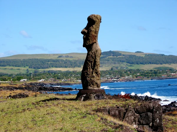 Ahu Tahai. Moais dell'Isola di Pasqua — Foto Stock