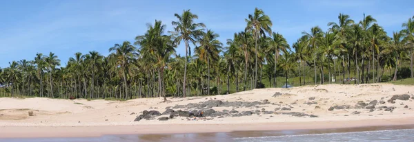 Stranden Anakena, Påskön — Stockfoto